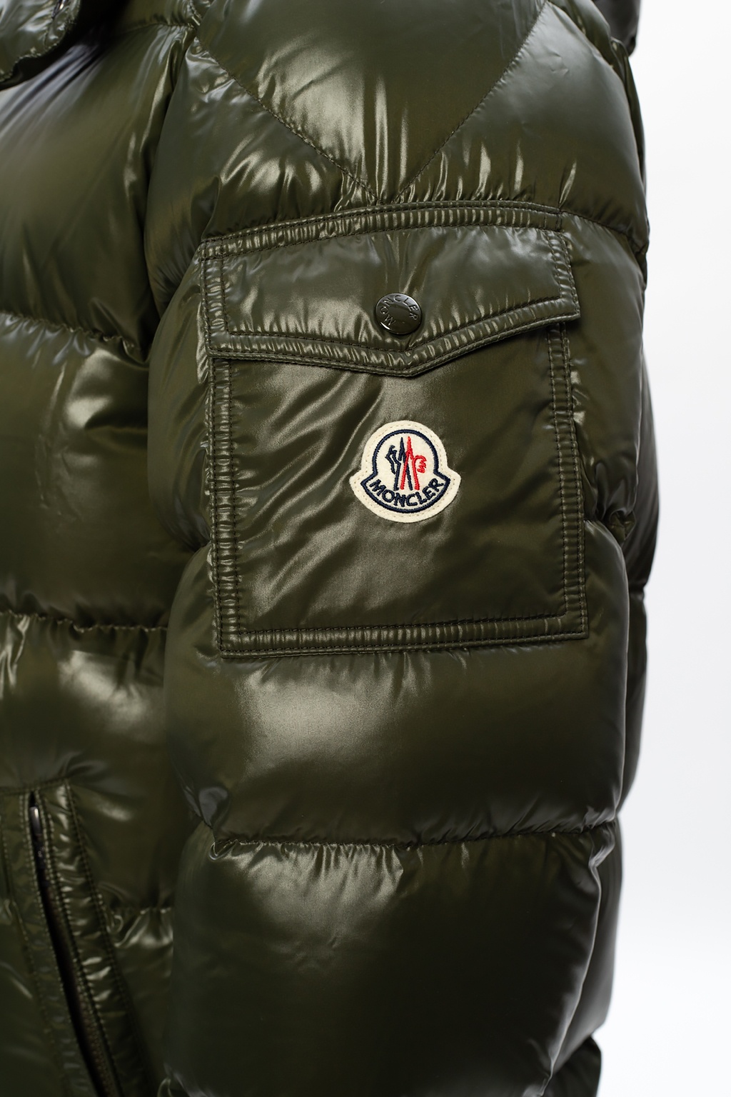 Green 'Maya' down jacket Moncler - Vitkac Canada